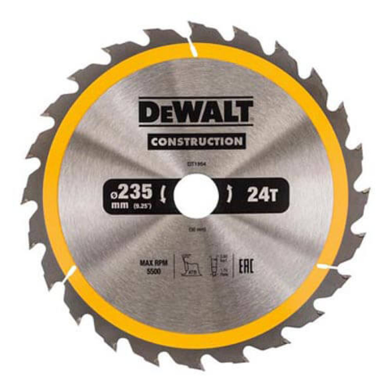 Диск пильный СONSTRUCTION DeWALT DT1954