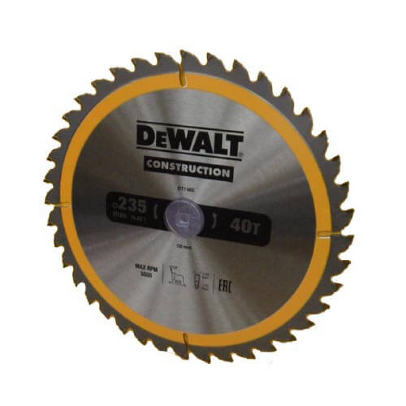 Диск пильный СONSTRUCTION DeWALT DT1955