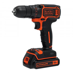 Дрель-шуруповерт аккумуляторная BLACK+DECKER BDCDC18KB