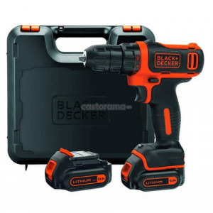 Дрель-шуруповерт аккумуляторная BLACK+DECKER BDCDD12KB