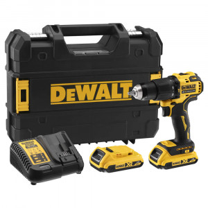 Дрель-шуруповерт аккумуляторная бесщёточная ударная DeWALT DCD709D2T