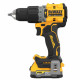 Дрель-шуруповёрт аккумуляторная бесщёточная ударная DeWALT DCD805E1T