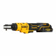 Гайковерт угловой - трещётка аккумуляторный бесщёточный DeWALT DCF504L1G