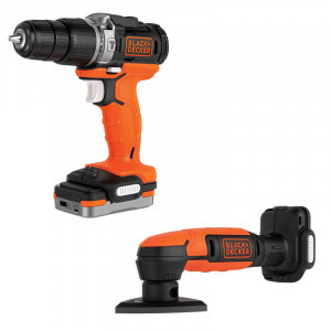 Набор из двух инструментов BLACK+DECKER BDCK121S1S