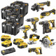 Набор из восьми инструментов аккумуляторных DeWALT DCK865P4T