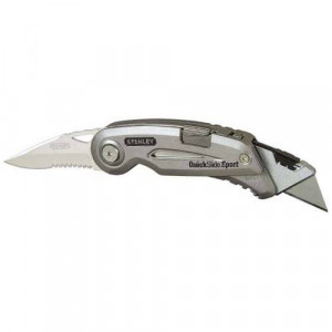 Нож складной QUICKSLIDE SPORT UTILITY KNIFE с двумя лезвиями STANLEY 0-10-813