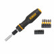 Отвертка - набор FULL FIT Telescoping, со сменными битами, 10 бит DeWALT DWHT68001-0