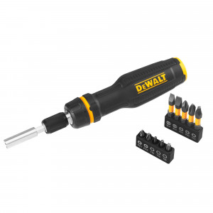 Отвертка - набор FULL FIT Telescoping, со сменными битами, 10 бит DeWALT DWHT68001-0