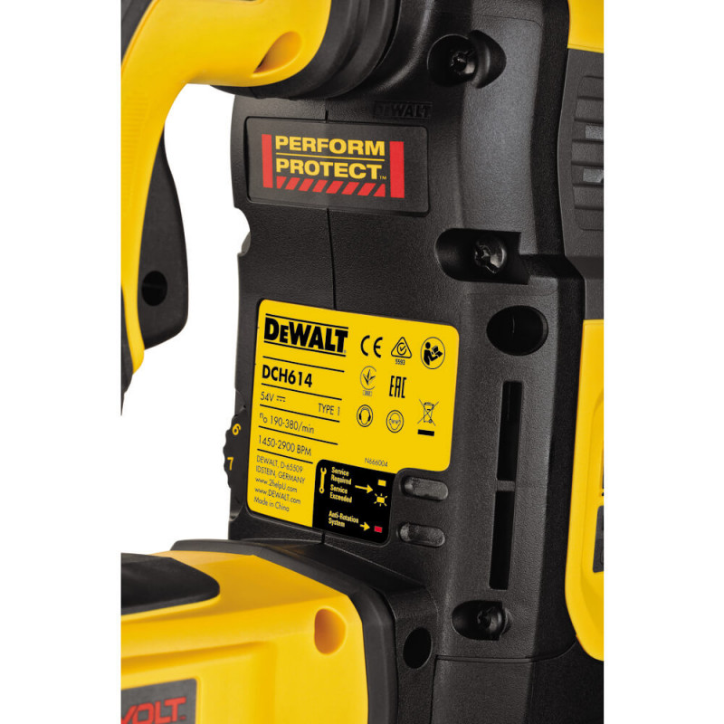 Перфоратор аккумуляторный бесщеточный SDS-MAX DeWALT DCH614N
