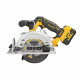 Пила дисковая аккумуляторная бесщёточная DeWALT DCS512P2