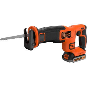 Пила сабельная аккумуляторная BLACK+DECKER BDCR18E1